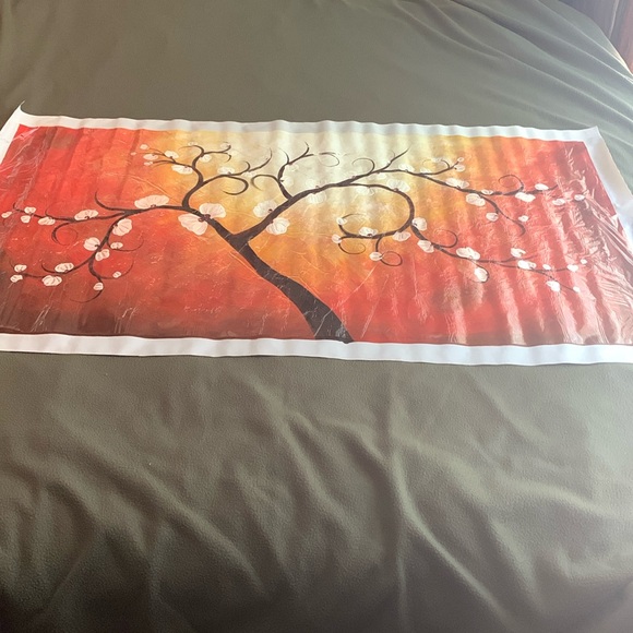 Other - Gorgeous flowering tree original oil painting. Approximately 47 3/4” x 24 1/4”